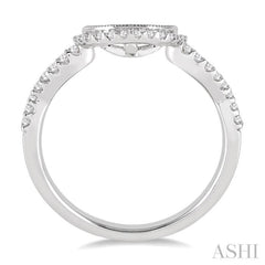 1/6 Ctw Round Cut Diamond Wedding Band in 14K White Gold 1/6 Ctw Round Cut Diamond Wedding Band in 14K White Gold