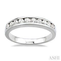 1/2 Ctw Channel Set Round Cut Diamond Band in 14K White Gold 1/2 Ctw Channel Set Round Cut Diamond Band in 14K White Gold