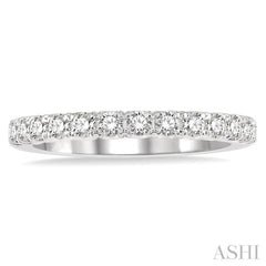 1/2 Ctw Round Cut Diamond Wedding Band in 14K White Gold 1/2 Ctw Round Cut Diamond Wedding Band in 14K White Gold