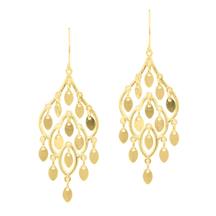 14K Yellow Gold Polished Chandelier Earring 14K Yellow Gold Polished Chandelier Earring
