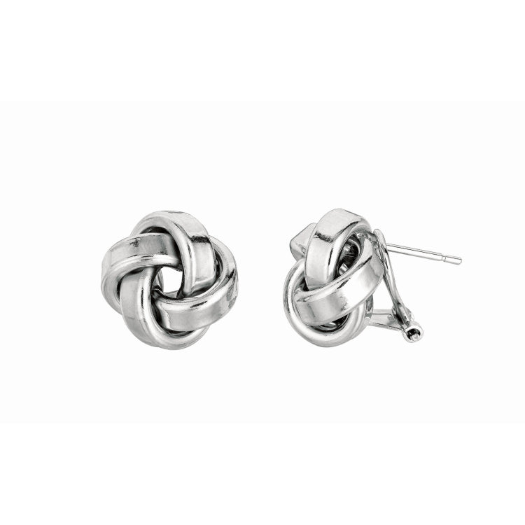 Sterling Silver Large Polished Love Knot Earring Sterling Silver Large Polished Love Knot Earring