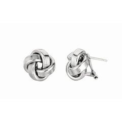 Sterling Silver Large Polished Love Knot Earring Sterling Silver Large Polished Love Knot Earring