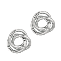 Sterling Silver Polished Loop Knot Earring Sterling Silver Polished Loop Knot Earring