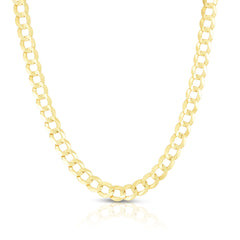 14K Yellow Gold 5.7mm Comfort Curb 24 Chain with Lobster Lock 14K Yellow Gold 5.7mm Comfort Curb 24 Chain with Lobster Lock