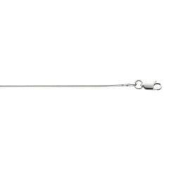 Sterling Silver 0.9mm Octogonal Snake 16 Chain with Lobster Clasp Sterling Silver 0.9mm Octogonal Snake 16 Chain with Lobster Clasp