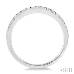 1/4 Ctw Round Cut Diamond Wedding Band in 14K White Gold 1/4 Ctw Round Cut Diamond Wedding Band in 14K White Gold