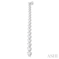 3 Ctw Round Cut Diamond Riviera Drop Earring in 14K White Gold 3 Ctw Round Cut Diamond Riviera Drop Earring in 14K White Gold