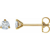 14K Yellow Gold 1/5 CTW Lab-Grown Diamond Stud Earrings