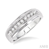1/8 Ctw Round Cut Diamond Women's Ring in 14K White Gold