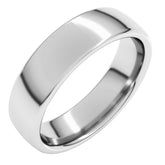 Platinum 5.5 mm Comfort-Fit European-Style Band Size 6