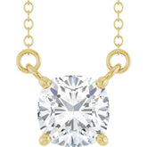 14K Yellow Gold 1 CT Lab-Grown Diamond 18" Necklace