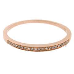 0.07ct 14k Rose Gold Diamond Lady's Band 0.07ct 14k Rose Gold Diamond Lady's Band