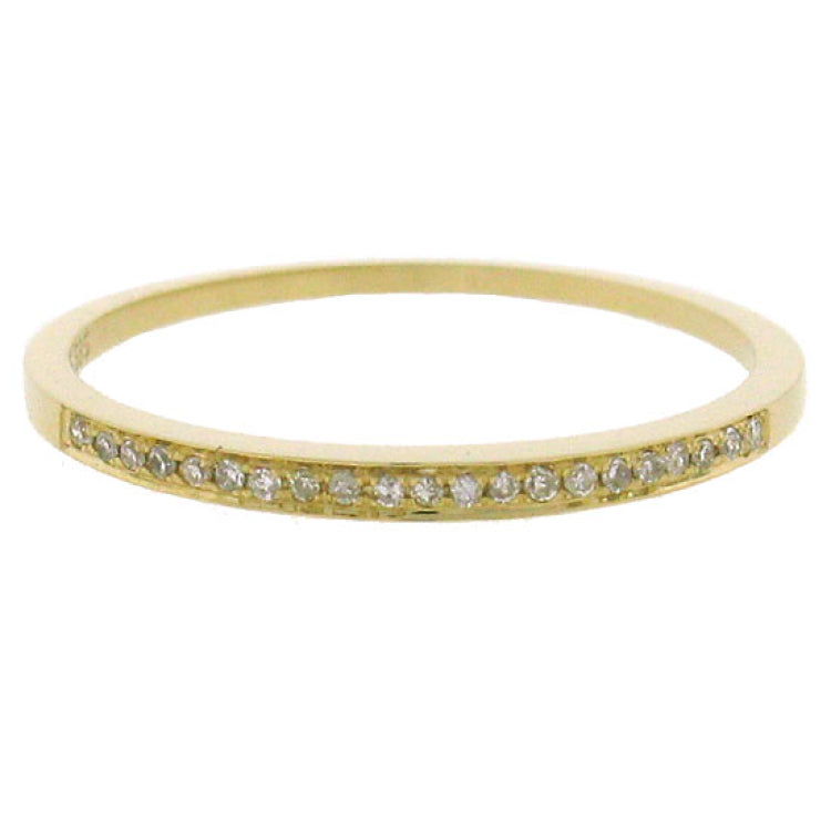 0.07ct 14k Yellow Gold Diamond Lady's Band 0.07ct 14k Yellow Gold Diamond Lady's Band