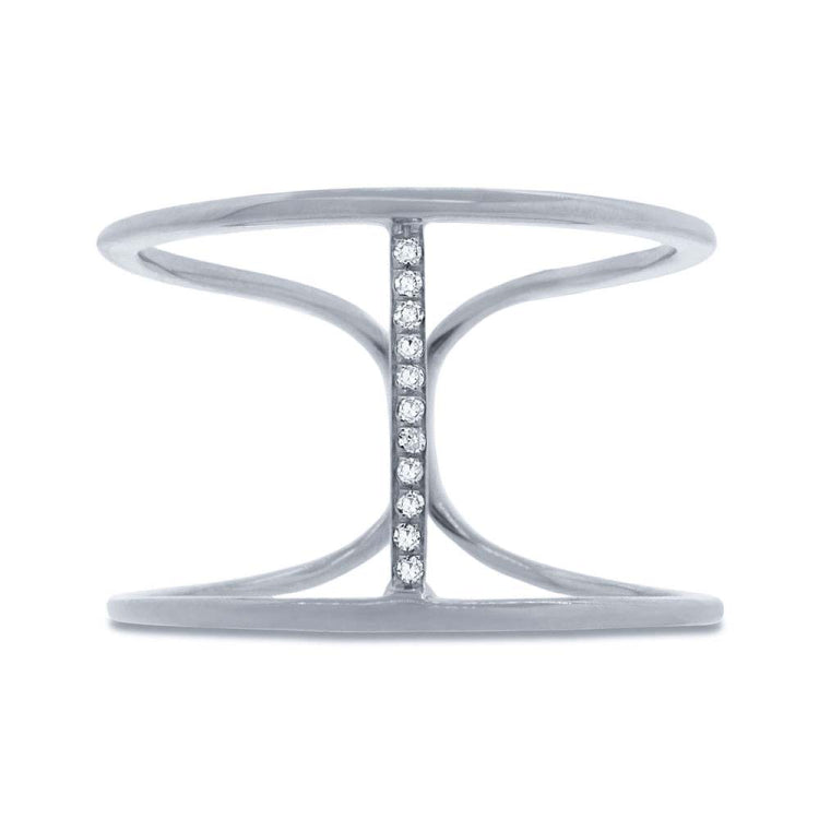 0.04ct 14k White Gold Diamond Lady's Ring 0.04ct 14k White Gold Diamond Lady's Ring