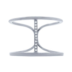 0.04ct 14k White Gold Diamond Lady's Ring 0.04ct 14k White Gold Diamond Lady's Ring