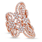 4.43ct 18k Rose Gold Diamond Lady's Ring