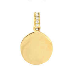 0.02ct 14k Yellow Gold Diamond Pendant 0.02ct 14k Yellow Gold Diamond Pendant