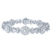 9.07ct 18k White Gold Diamond Lady's Bracelet