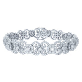 10.02ct 18k White Gold Diamond Lady's Bracelet