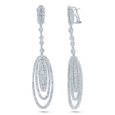 9.41ct 18k White Gold Diamond Earring