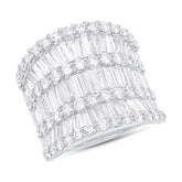 4.82ct 18k White Gold Diamond Lady's Ring