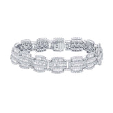 9.21ct 18k White Gold Diamond Lady's Bracelet
