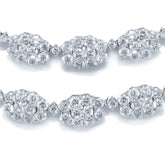 14.47ct 18k White Gold Diamond Necklace
