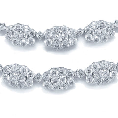 14.47ct 18k White Gold Diamond Necklace 14.47ct 18k White Gold Diamond Necklace