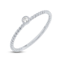0.05ct 14k White Gold Diamond Lady's Ring 0.05ct 14k White Gold Diamond Lady's Ring