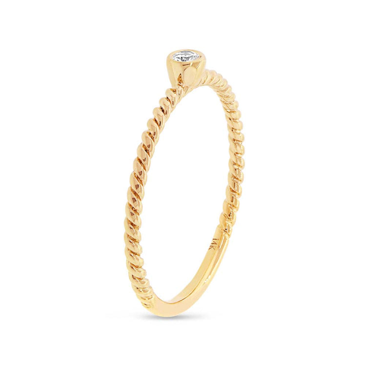 0.05ct 14k Yellow Gold Diamond Lady's Ring 0.05ct 14k Yellow Gold Diamond Lady's Ring