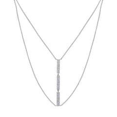 0.32ct 14k White Gold Diamond Necklace 0.32ct 14k White Gold Diamond Necklace