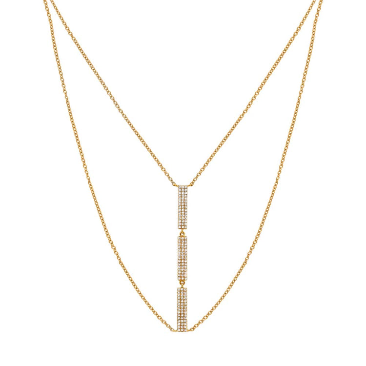 0.32ct 14k Yellow Gold Diamond Necklace 0.32ct 14k Yellow Gold Diamond Necklace