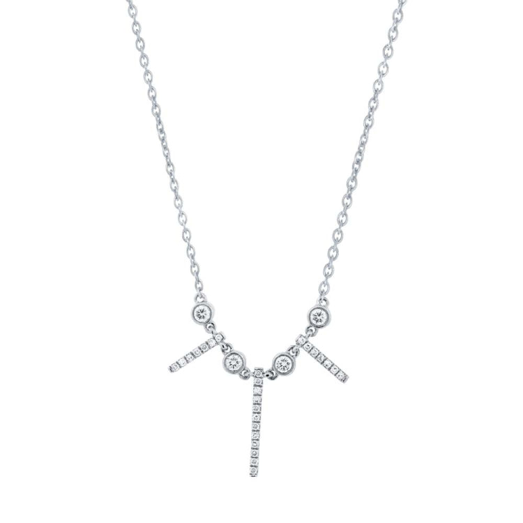 0.22ct 14k White Gold Diamond Necklace 0.22ct 14k White Gold Diamond Necklace
