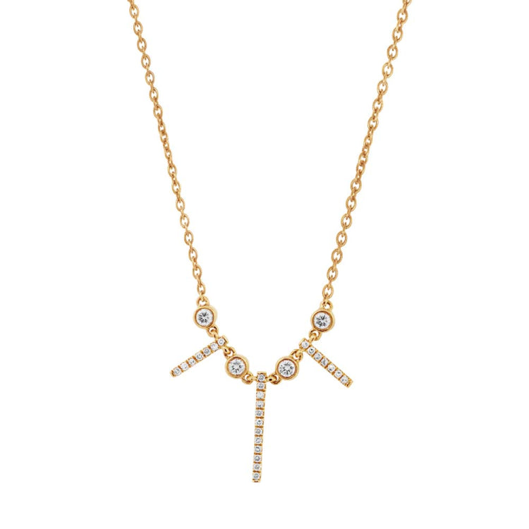0.22ct 14k Yellow Gold Diamond Necklace 0.22ct 14k Yellow Gold Diamond Necklace
