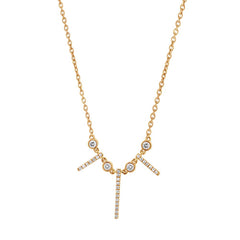 0.22ct 14k Yellow Gold Diamond Necklace 0.22ct 14k Yellow Gold Diamond Necklace