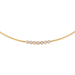 0.36ct 14k Yellow Gold Diamond Choker Necklace 0.36ct 14k Yellow Gold Diamond Choker Necklace