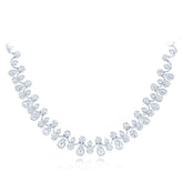 17.83ct 18k White Gold Diamond Necklace