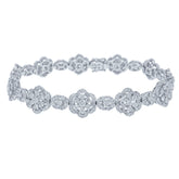 7.48ct 18k White Gold Diamond Lady's Bracelet