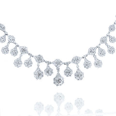 18.30ct 18k White Gold Diamond Necklace 18.30ct 18k White Gold Diamond Necklace