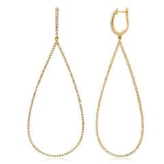 0.75ct 14k Yellow Gold Diamond Earring 0.75ct 14k Yellow Gold Diamond Earring