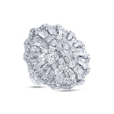 5.36ct 18k White Gold Diamond Lady's Ring