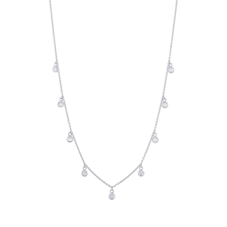 0.22ct 14k White Gold Diamond Necklace 0.22ct 14k White Gold Diamond Necklace
