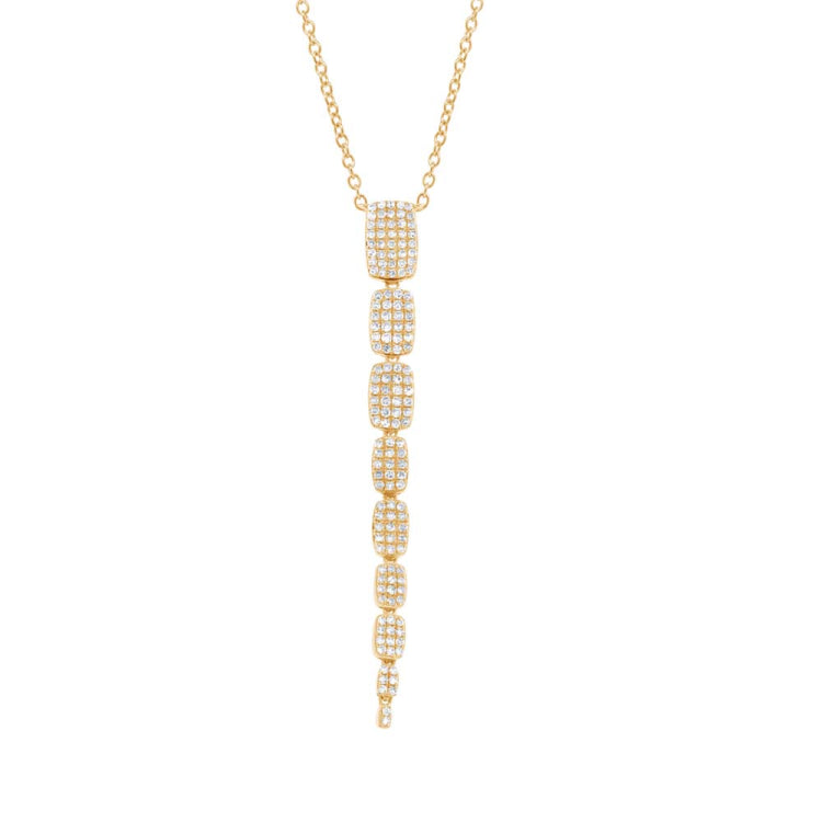 0.55ct 14k Yellow Gold Diamond Serpentine Necklace 0.55ct 14k Yellow Gold Diamond Serpentine Necklace