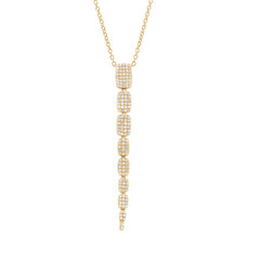 0.55ct 14k Yellow Gold Diamond Serpentine Necklace 0.55ct 14k Yellow Gold Diamond Serpentine Necklace
