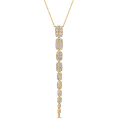 0.68ct 14k Yellow Gold Diamond Serpentine Necklace 0.68ct 14k Yellow Gold Diamond Serpentine Necklace