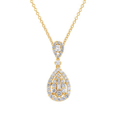 0.78ct 18k Yellow Gold Diamond Pendant 0.78ct 18k Yellow Gold Diamond Pendant