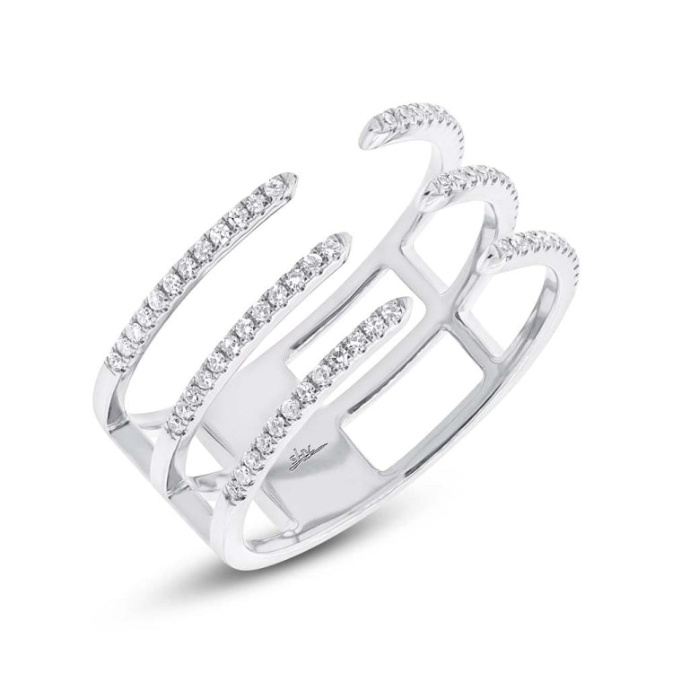 0.22ct 14k White Gold Diamond Lady's Ring 0.22ct 14k White Gold Diamond Lady's Ring