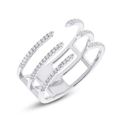 0.22ct 14k White Gold Diamond Lady's Ring 0.22ct 14k White Gold Diamond Lady's Ring