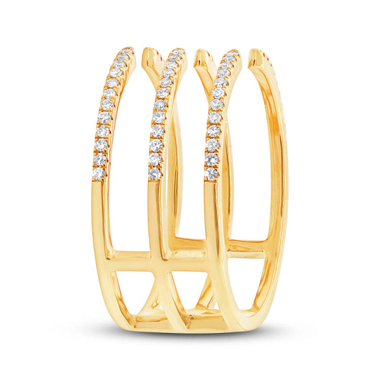 0.22ct 14k Yellow Gold Diamond Lady's Ring 0.22ct 14k Yellow Gold Diamond Lady's Ring