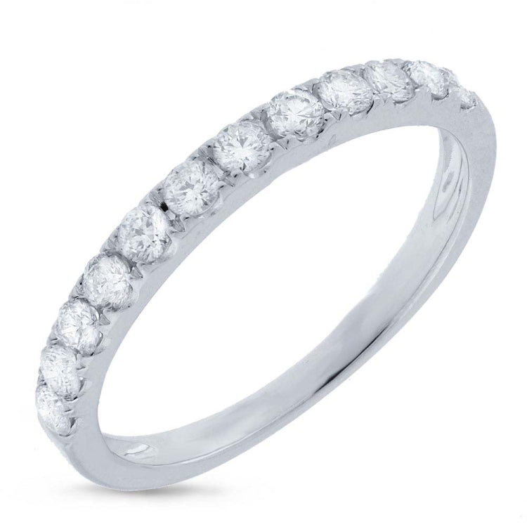 0.42ct 14k White Gold Diamond Lady's Band Size 4.75 0.42ct 14k White Gold Diamond Lady's Band Size 4.75